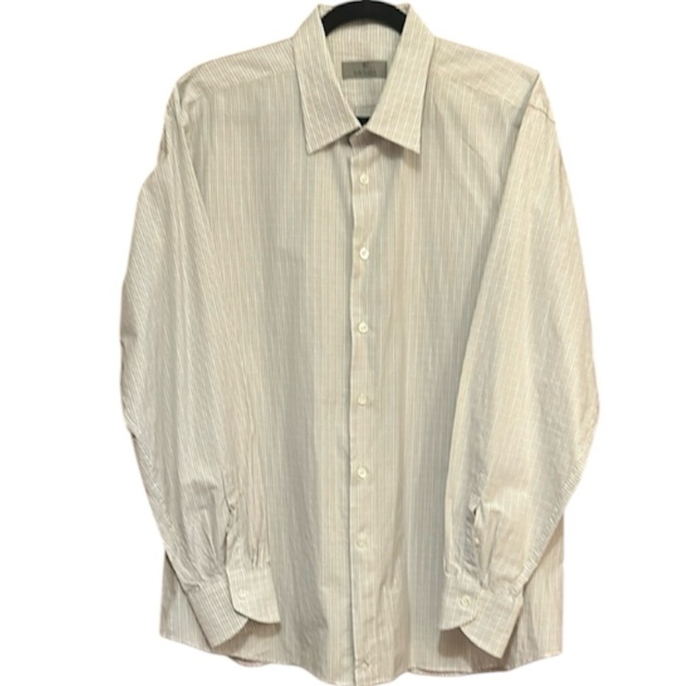 Elegant Canali Made in Italy Dress Shirt with Textured Finish